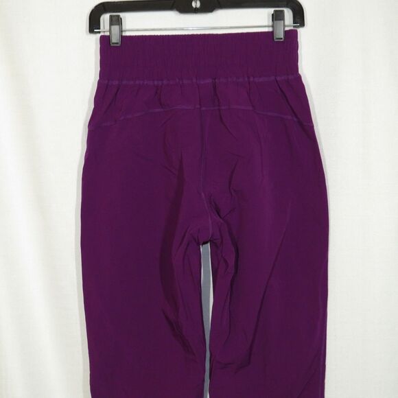 Halara Purple High Waist Nylon Blend Elastic Waist Jogger Pants Size XS - Picture 7 of 7